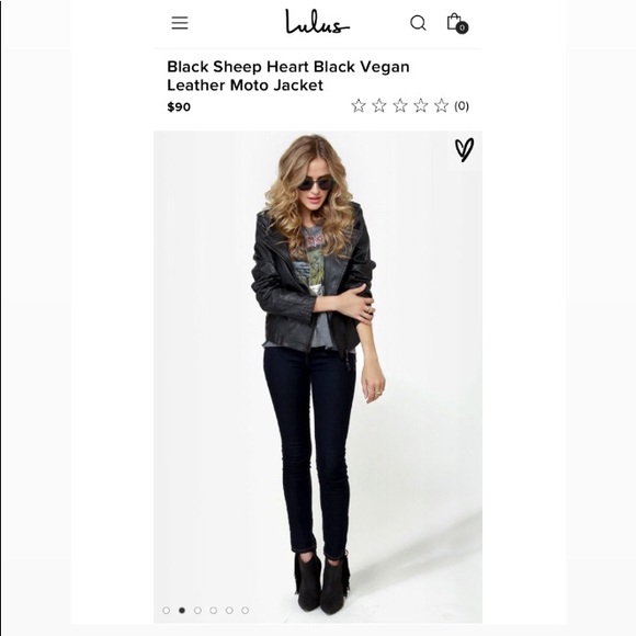 Lulus Black Vegan Leather Moto Jacket - Picture 2 of 9